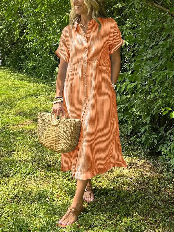 Gabrielle | Striped Button-Up