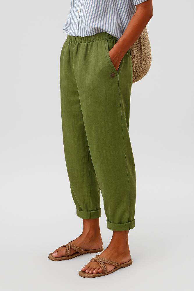 Melanie | Stylish Pants With Side Pockets