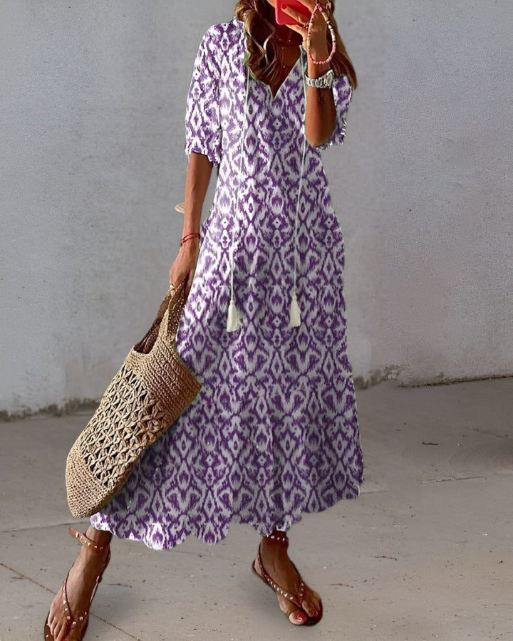 Chelsea | Tassel Tie Front Maxi