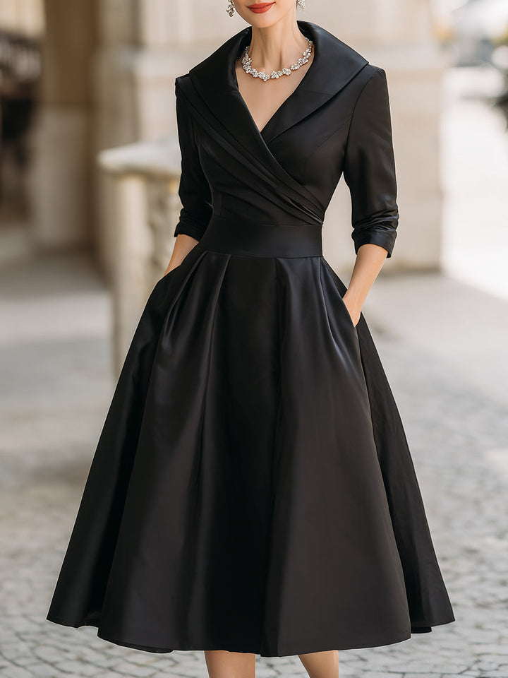 Liora | Elegant Midi Cocktail Dress